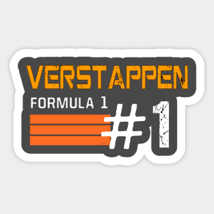 Max Verstappen #1 Sticker